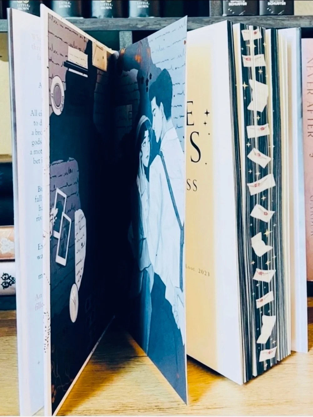 Fairyloot Exclusive Signed Edition Divine Rivals by Rebecca Ross